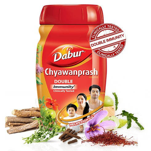 

Дабур Чаванпраш 0,95 кг двойной иммунитет, Dabur Chyawanprash Double Immunity, Аюрведа Здесь