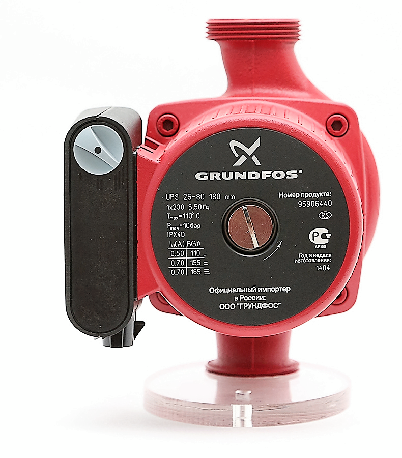

Насос циркуляционный Grundfos - UPS 25 / 80 - 180(оригинал )
