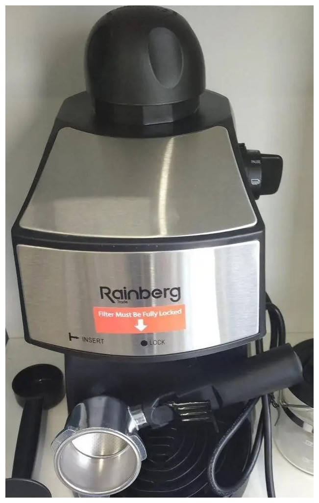

Кофеварка рожковая Espresso Rainberg RB-8111 с капучинатором