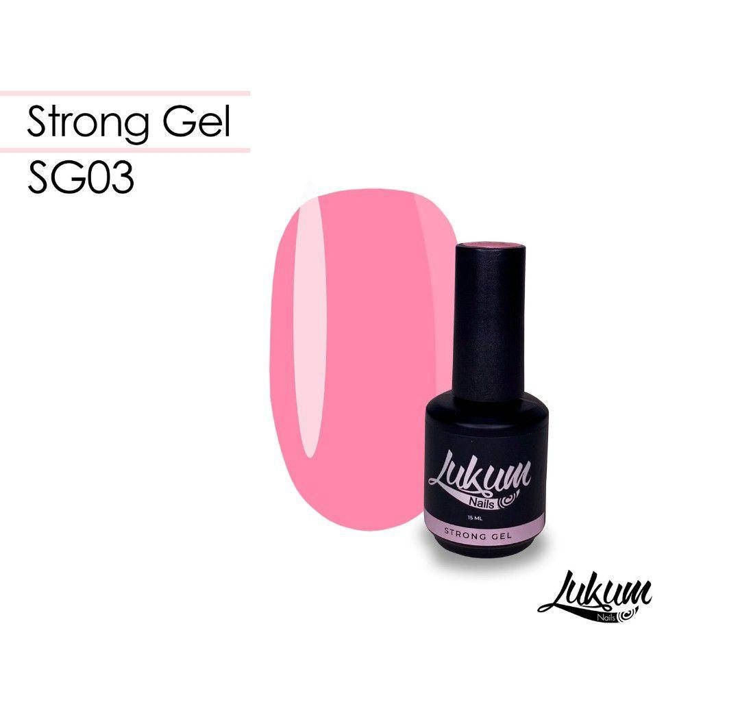 

Strong Gel SG03, 15 мл, Розовый