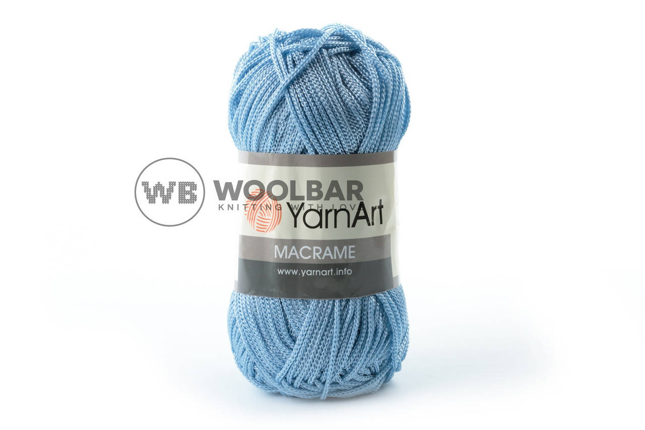

Пряжа YarnArt Macrame 133 голубой