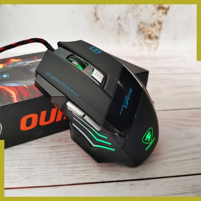 

Мышь игровая с подсветкой Ouideny X7 Gaming USB / Геймерская мышь, Черный