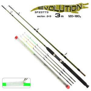 

Спиннинг фидер оригинал "Crocodile evolution" 3.0м 180г 2+3к SF23773 (25шт)