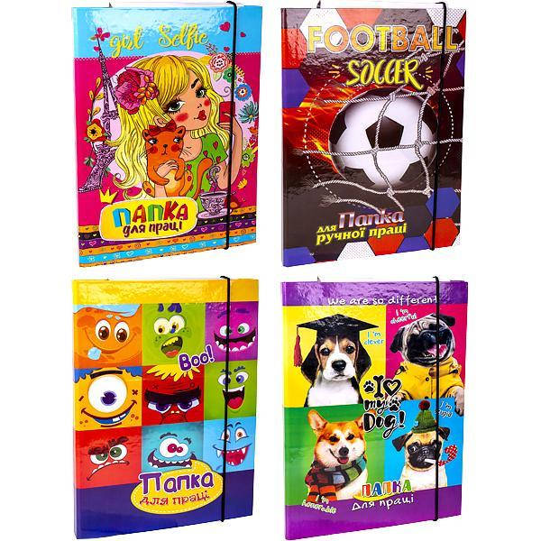 

Папка для труда А4 ламинированная на резинке