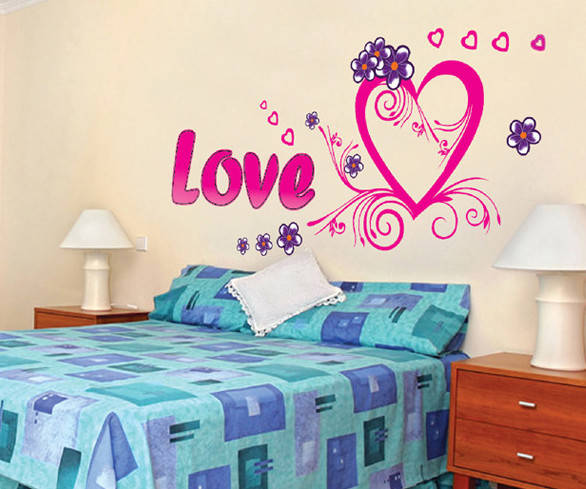 

Интерьерная наклейка на стену Любовь (AY9074)
