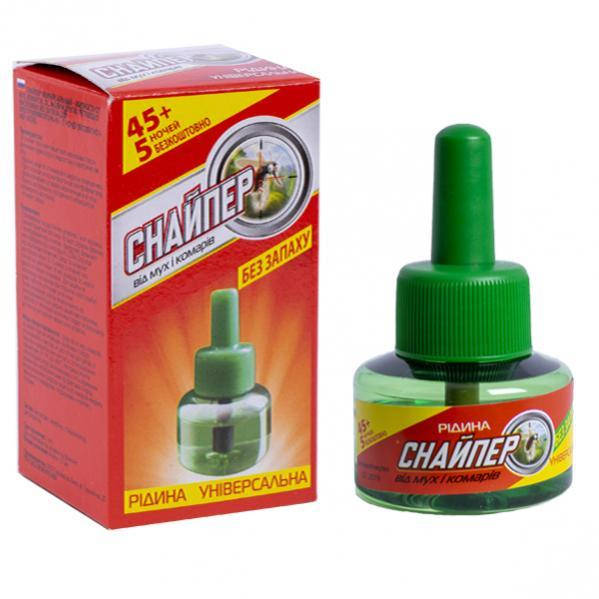 

Жидкость от комаров 45+5 ночей "Снайпер