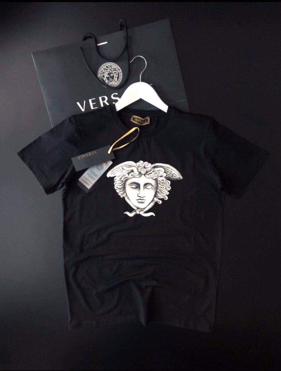 

Мужская стильная футболка / Versace (black)