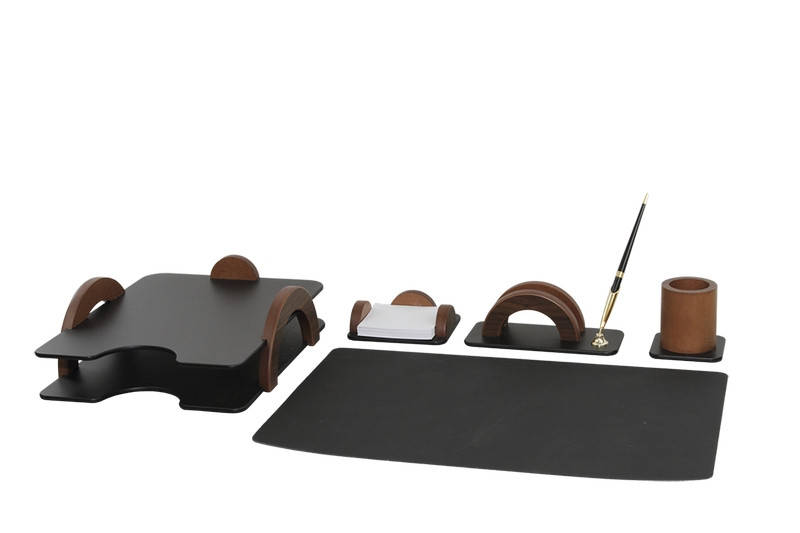 

Набор настольный Bestar деревянный 5пр. орех (5257FDX)