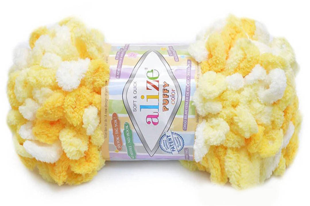 

Alize Puffy Color, №5921, Секционное крашение