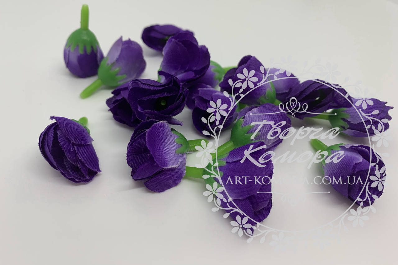 

Мини-головки цветов фиолетовые