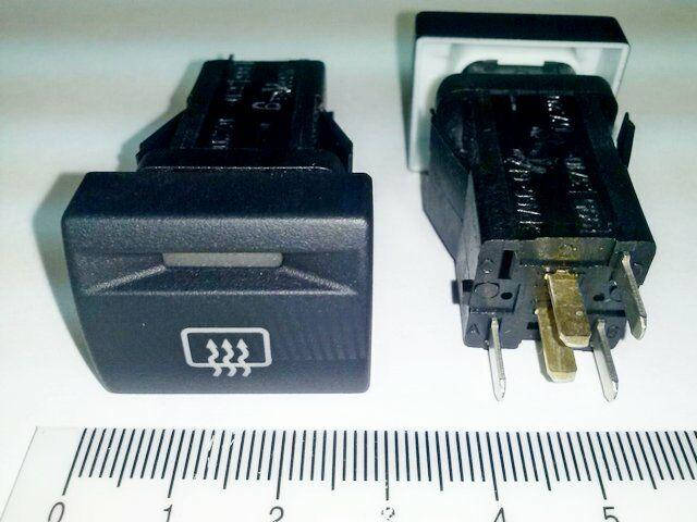 

Включатель-кнопка обогрева зад. стекла ВАЗ 2170, Псков (995.3710-07.20)