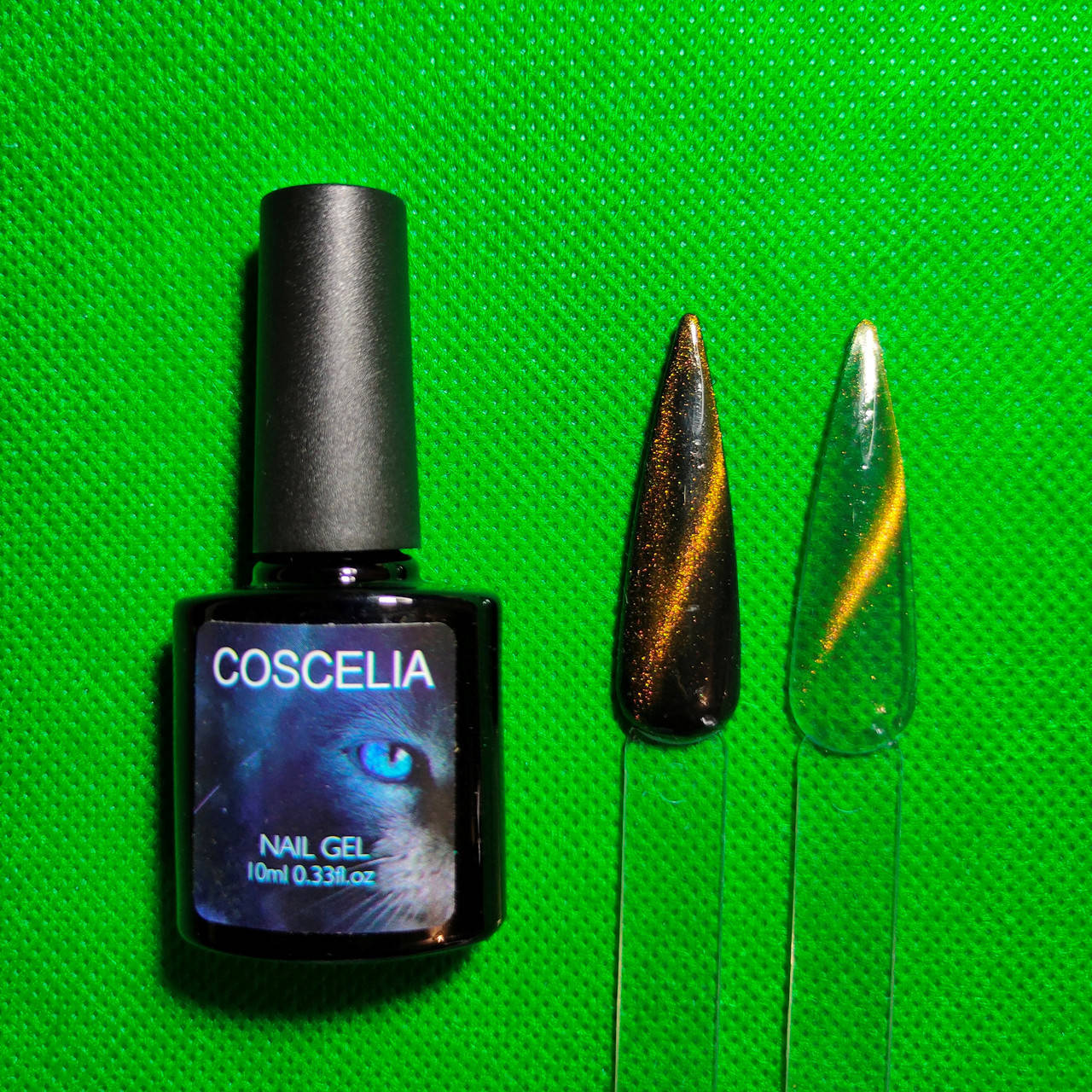 

Гель лак Кошачий глаз хамелеон Coscelia 10 мл №1