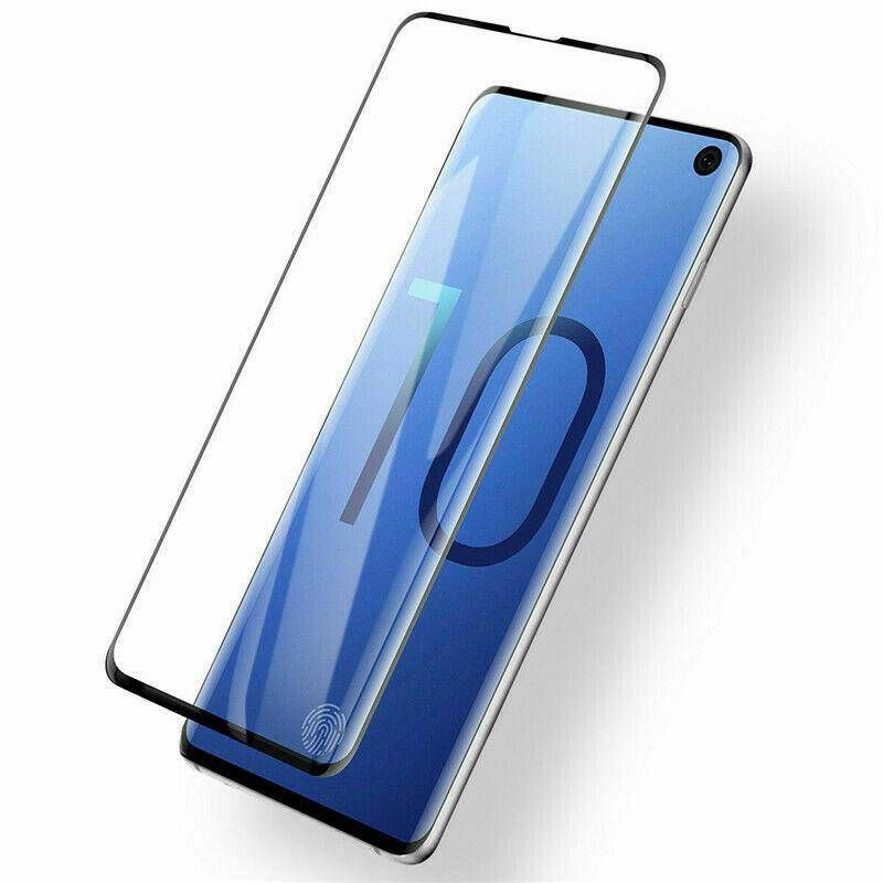 

Защитное 3D стекло для Samsung Galaxy S10 черное изогнутое, Черный