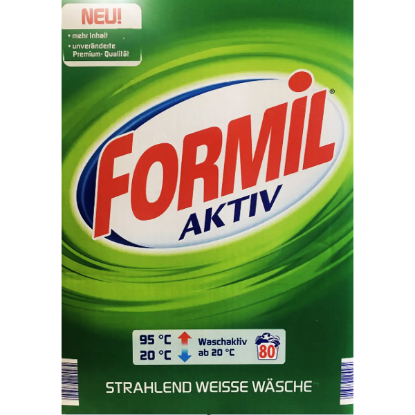 

Стиральный порошок Formil Aktiv waschmittel, 5,2 кг (80 стирок)