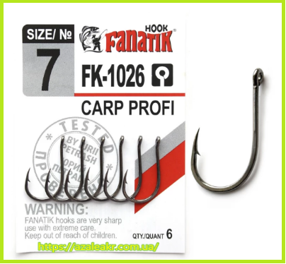 

Крючок Fanatik CARP PROFI FK-1026 №7