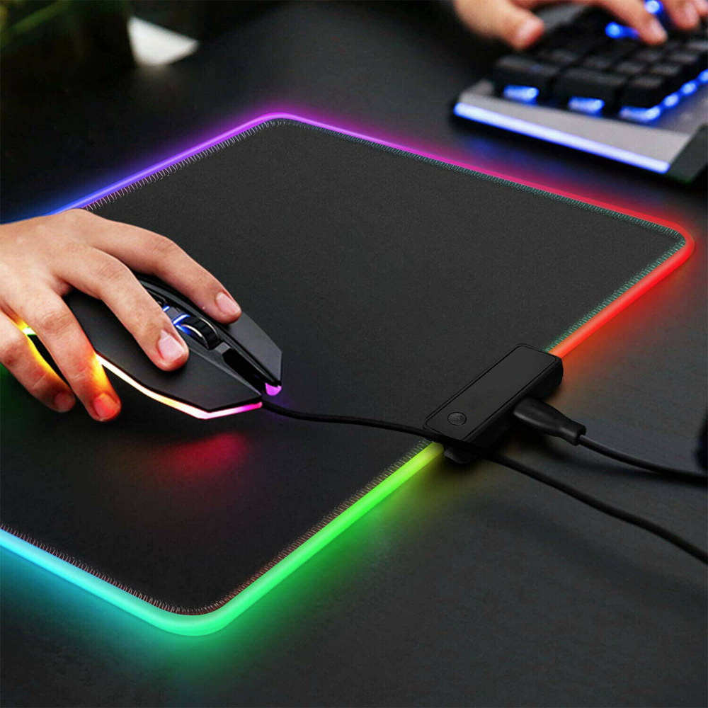 

Коврик для мышки с подсветкой от USB GMS-WT-5, Черный