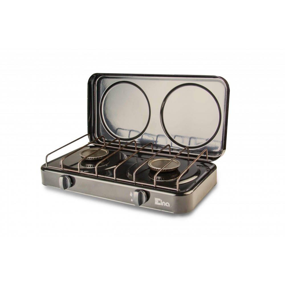 

Настольная газовая плита Елна ПГ2-Н (2 конфорки c крышкой)