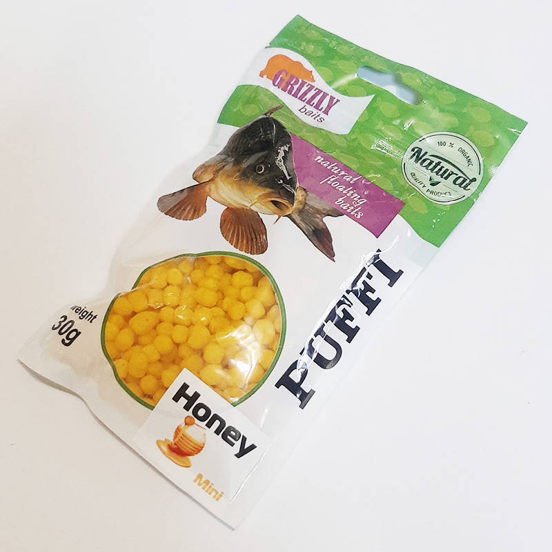 

Воздушное тесто Мед Grizzly Baits Puffi 8мм 30г