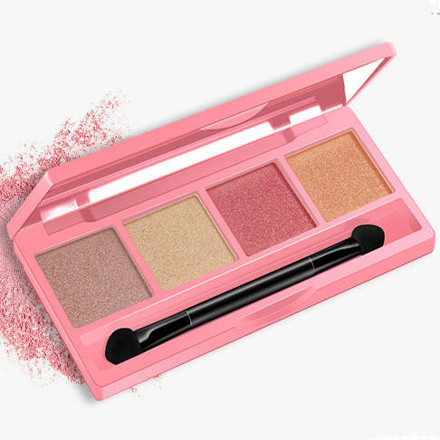 

Сатиновые тени для век Rorec Eye Shadow зайка/розовый, 8г