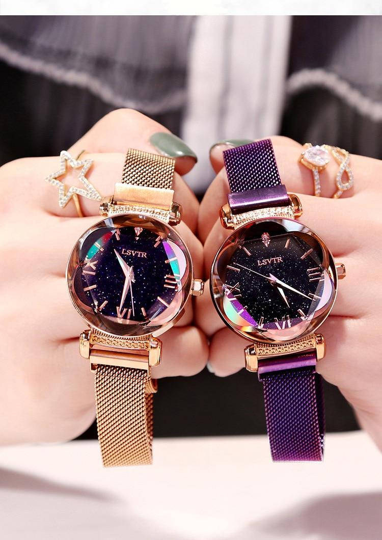 

Часы Женские LSVTR Starry Sky Watch на магнитном браслете