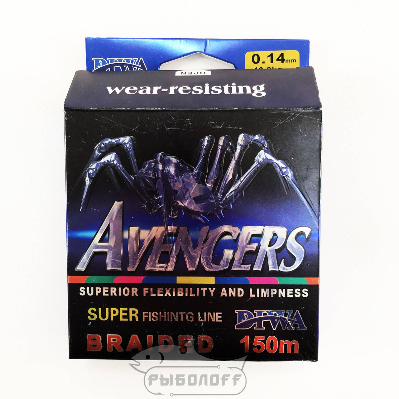 

Шнур плетеный Diwa Avengers 150м, Зеленый, Зелёный