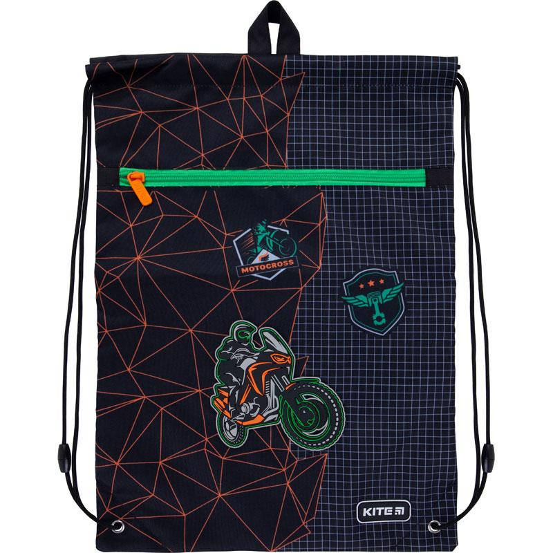 

Сумка для обуви с карманом Kite Education Motocross K21-601M-2