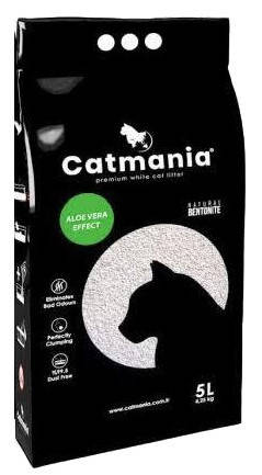 

Catmania 5л (4,25кг) комкующийся наполнитель из глины (алое вера)