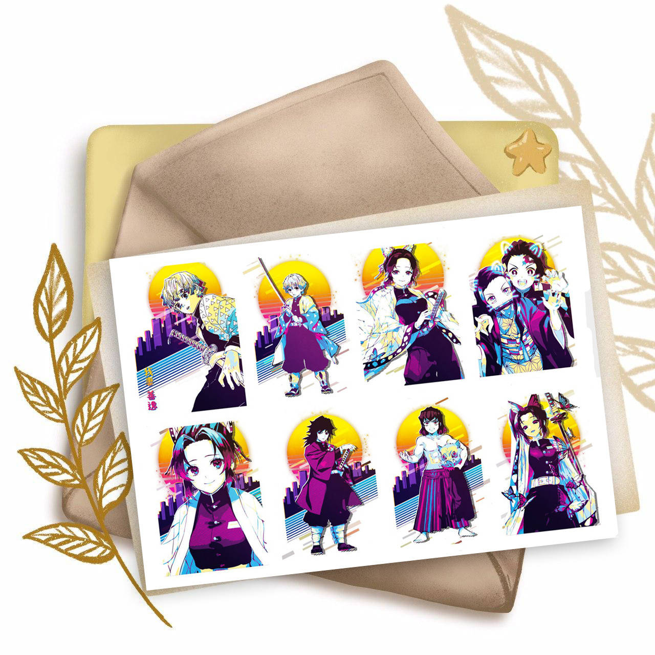 

Клинок, рассекающий демонов / Kimetsu no Yaiba / Blade of Demon Destruction Стикерпак