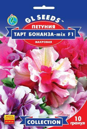 

Петуния махровая Тарт Бонанза микс смесь F1 - 5 семян - Семена цветов