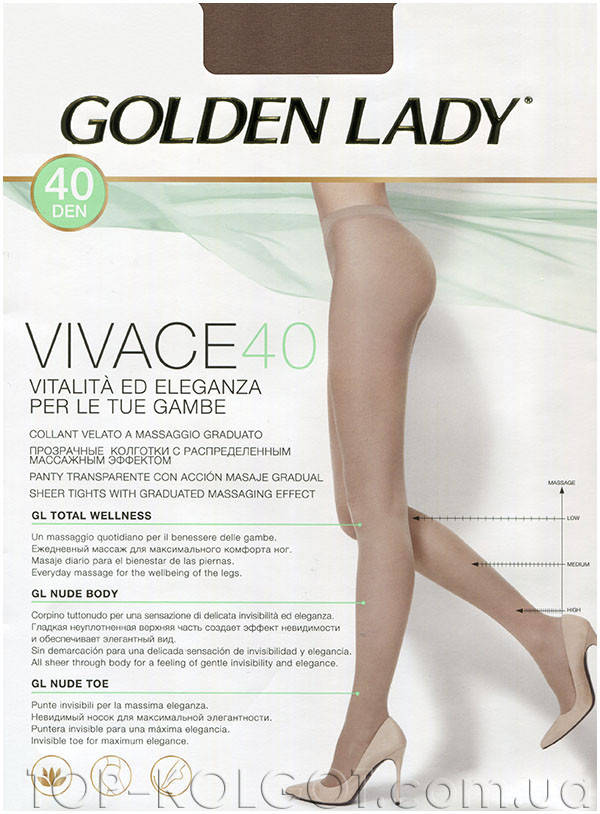 

Колготки поддерживающие GOLDEN LADY Vivace 40, Разные цвета