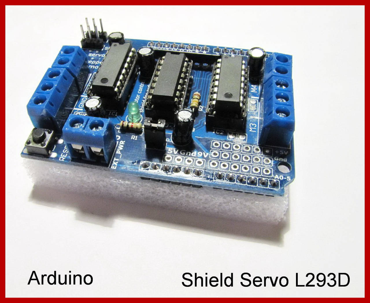 

Модуль управления шаговыми двигателями на L293D для Arduino.