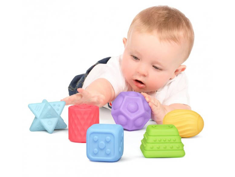 

Набор тактильных игрушек Tumama (методика обучения Монтессори) 6 шт