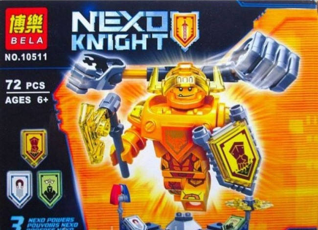 

Конструктор 10511 Nexo Knights "Аксель - Абсолютная сила" 72 дет Рыцари Нексо Найтс