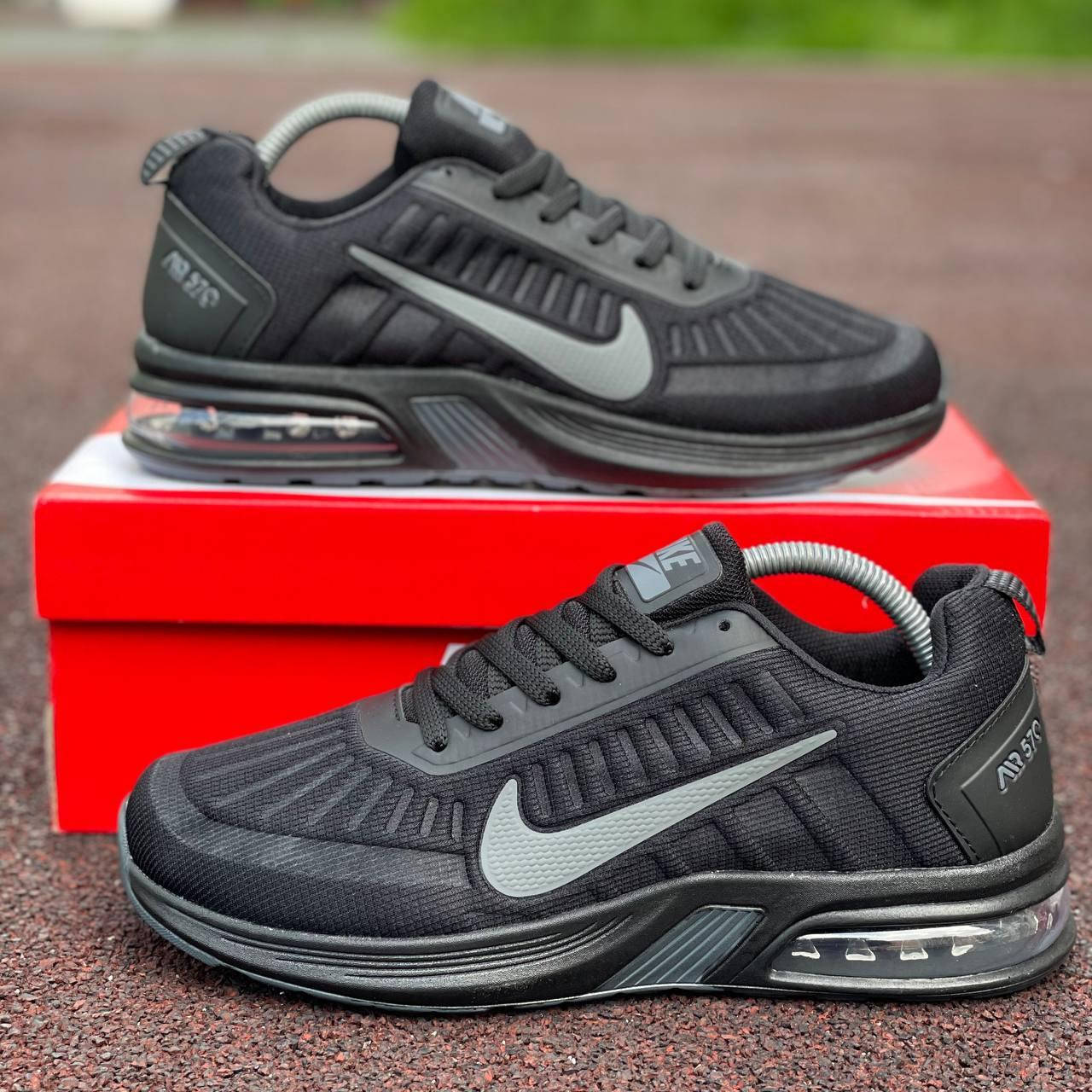 

Мужские кроссовки NIKE сетка черные, Черный