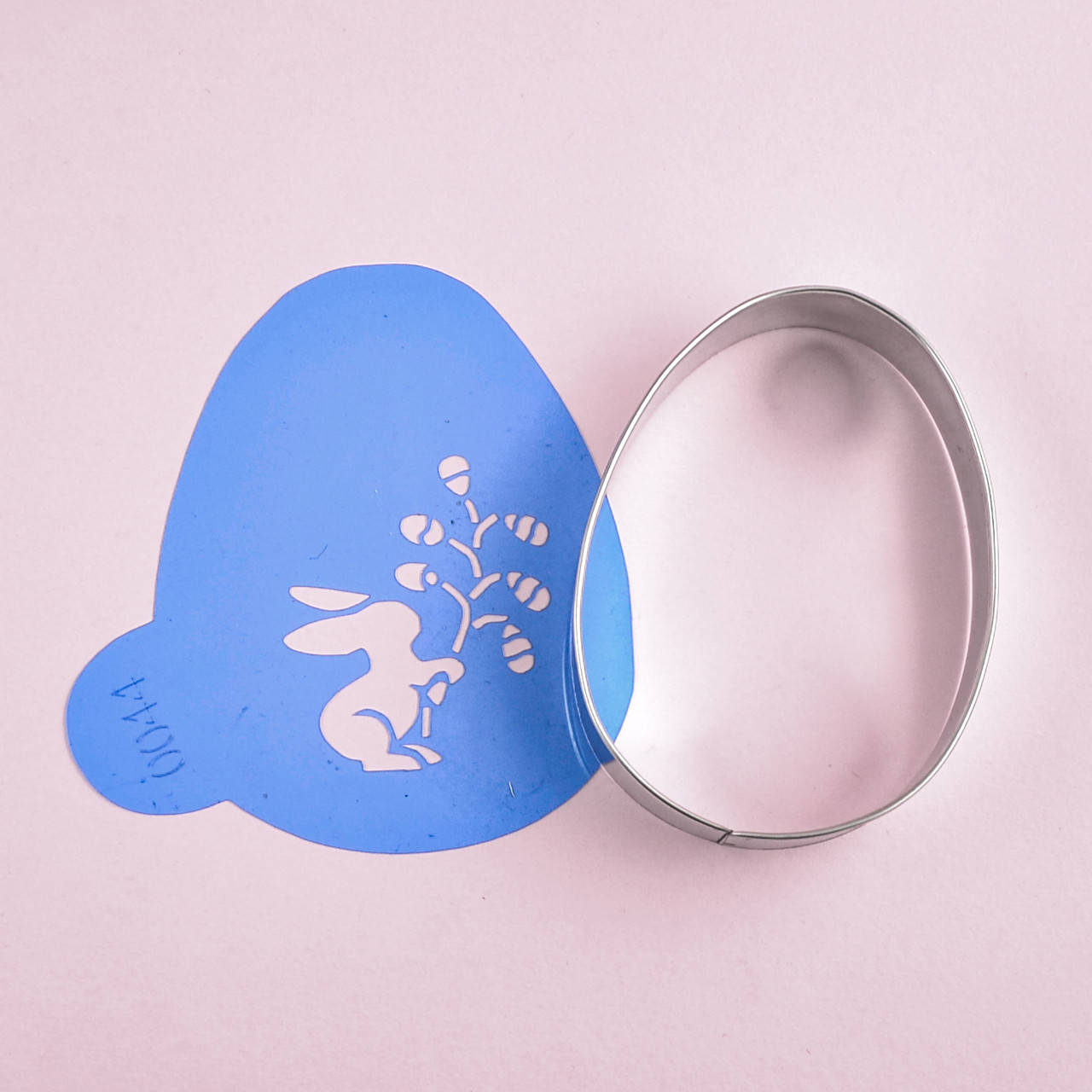 

Набор вырубка и трафарет Яйцо №4 10.0х7.5 см