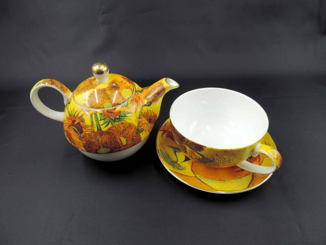 

Фарфоровый чайный набор S12703 A Sunflower