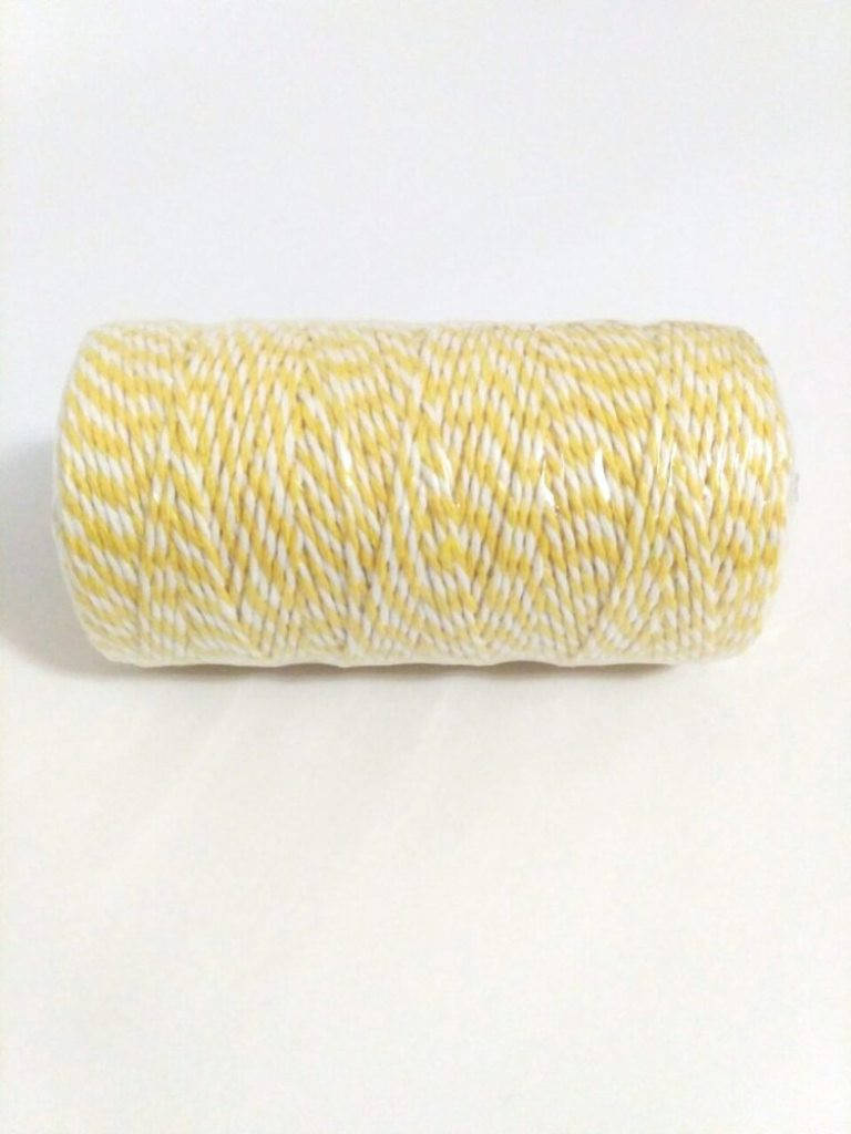 

Канат джутовый желто-белый 100м оптом