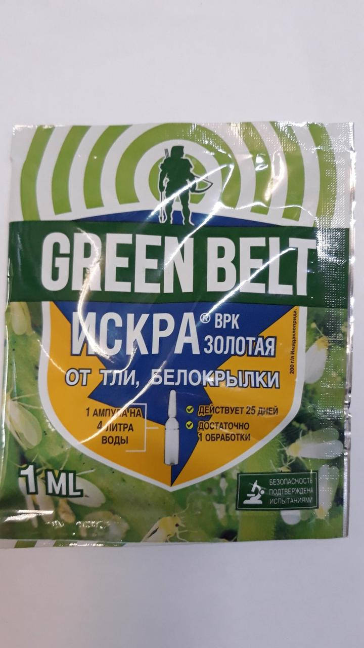 

Грин Белт. Инсектицид Искра золотая, от тли и белокрылки, 1 мл