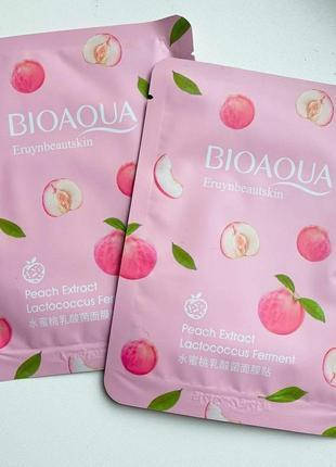 

Тканевая маска для лица Bioaqua С экстрактом персика Peach Extract Hexapeptide Extract