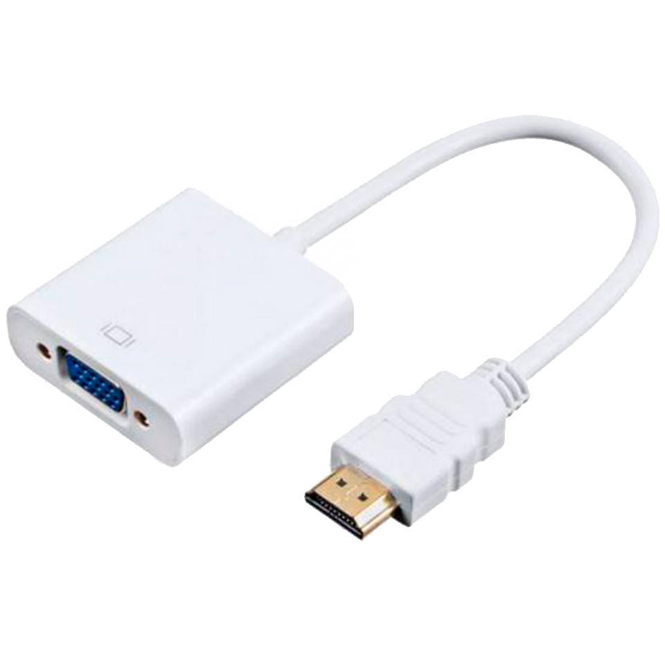 

Адаптер, Переходник HDMI-VGA, Белый