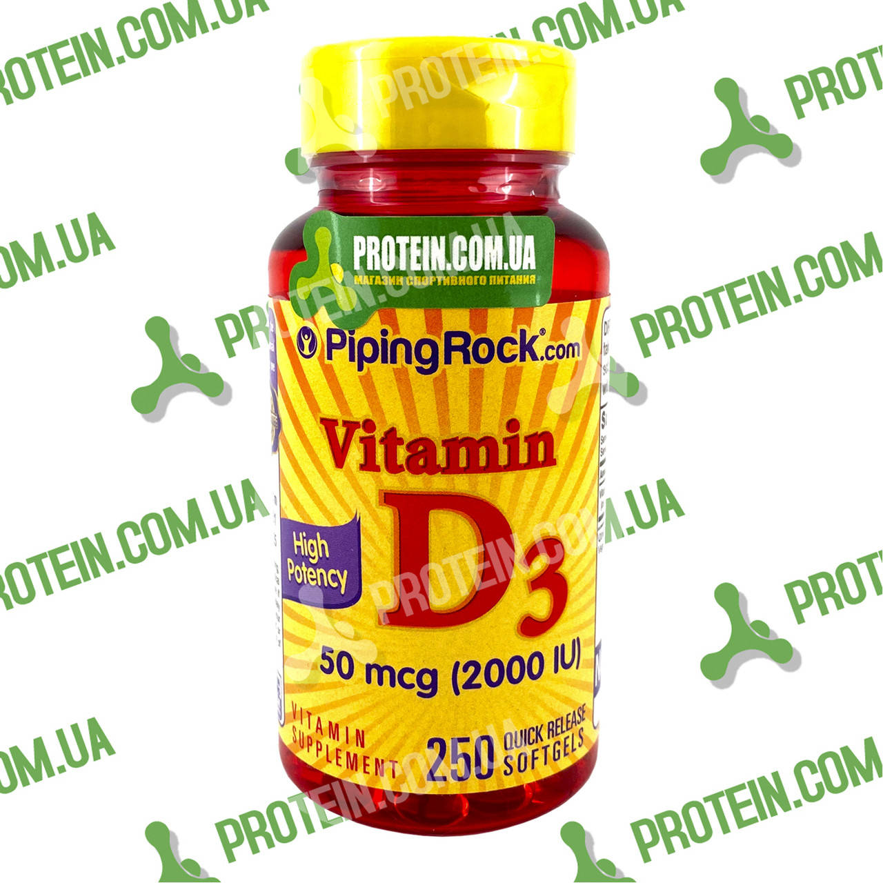 

Витамин Д3 USA ORIGINAL!!! Piping Rock Vitamin D3 2000 IU 50 мкг 250 капс