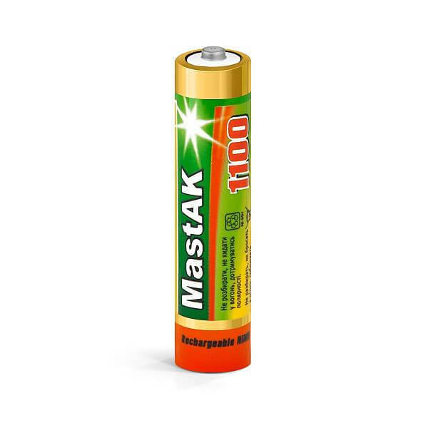 

Аккумулятор AAA 1100mAh Ni-Mh 1.2V Mastak