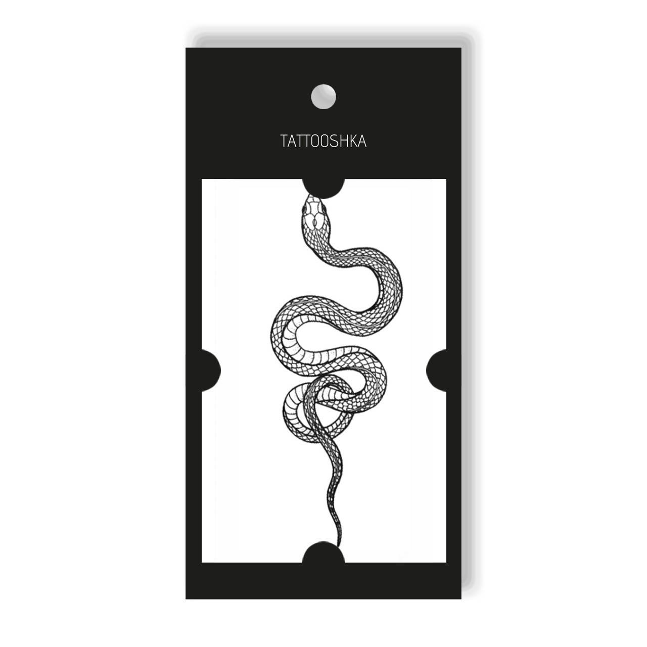 

Временная тату Tattooshka Змея 10 см L-5