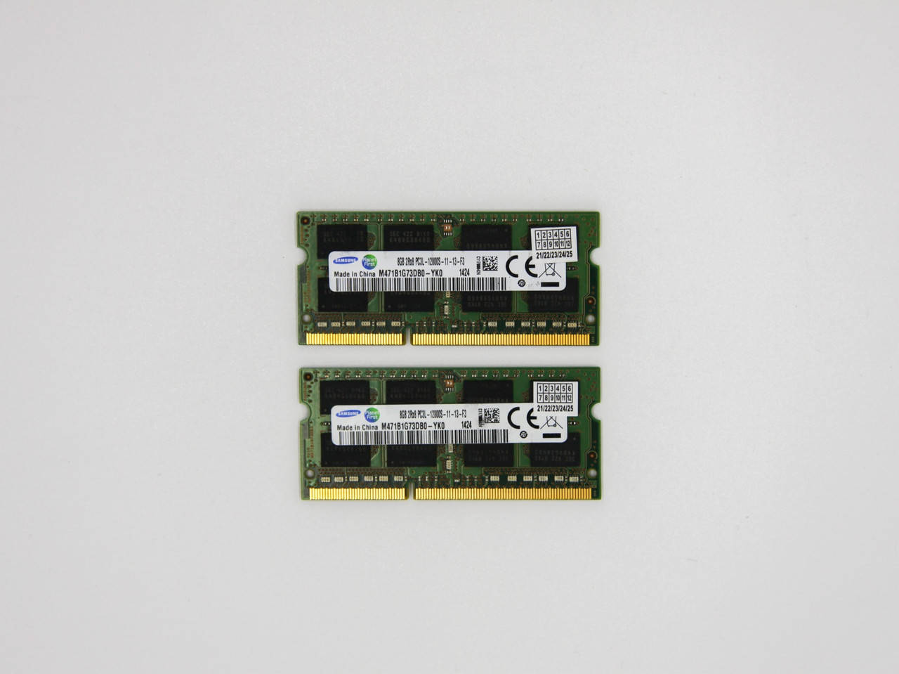 

Оперативная память Samsung SODIMM 16Gb (2*8Gb) DDR3-1600MHz PC3-12800 CL11 (M471B1G73DB0-YK0) Refurbished
