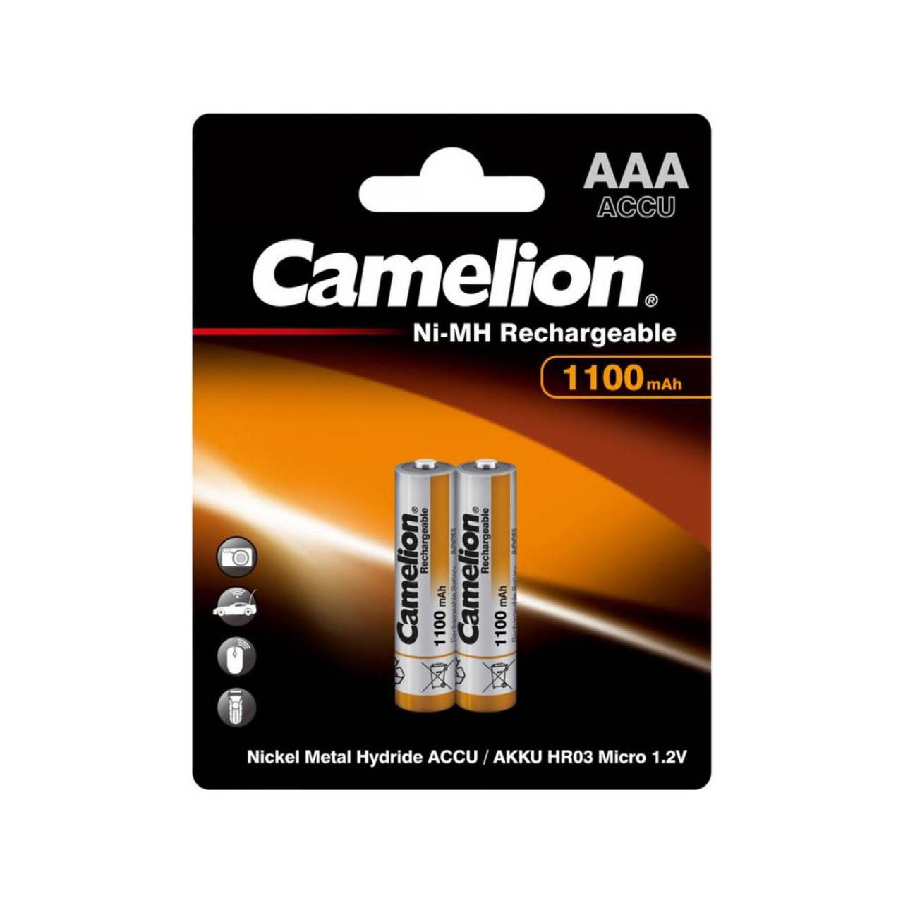

CAMELION AAA HR03 1100 mAh Ni-MH blist 2