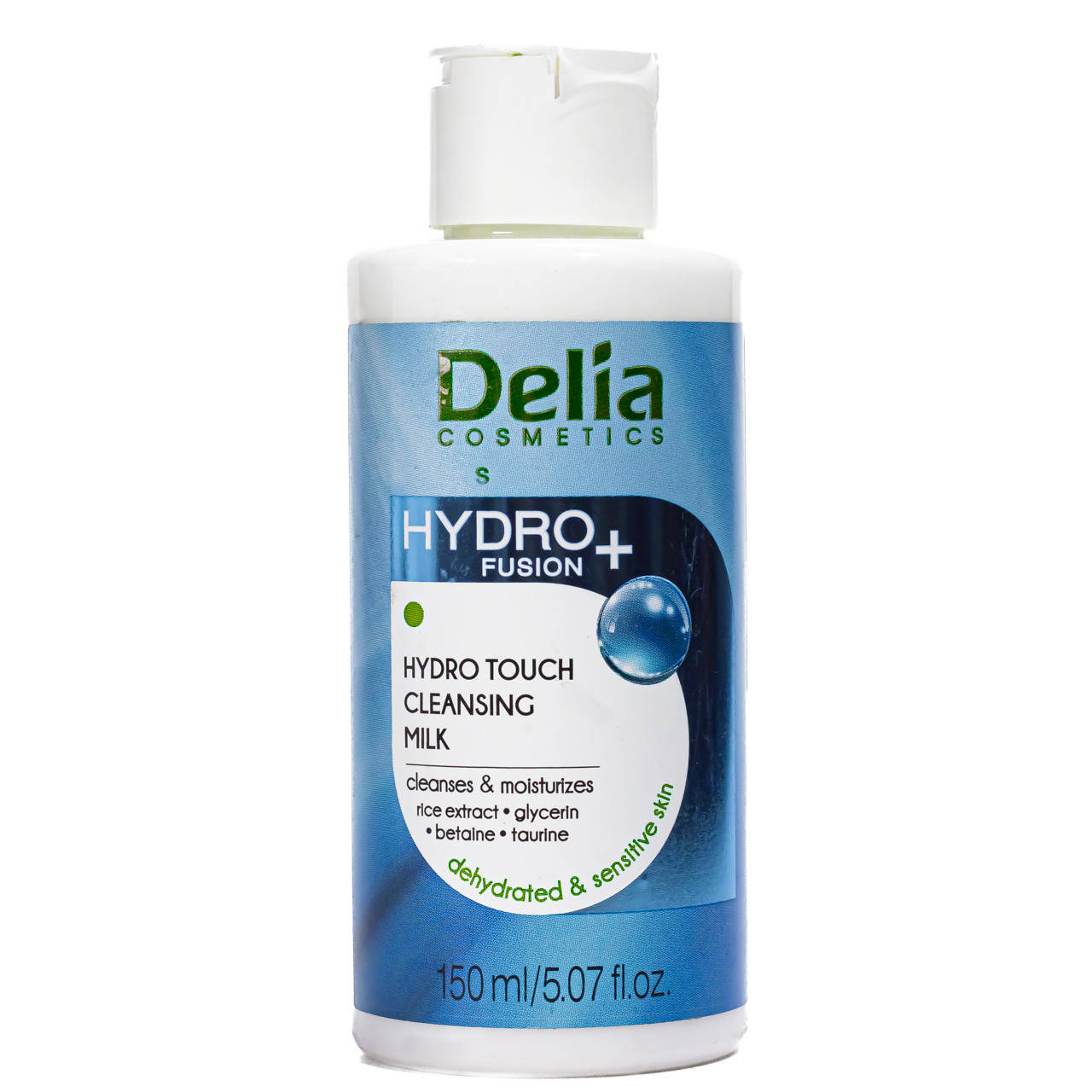 

Молочко для лица Delia Cosmetics Hydro+Fusion Cleansing Milk увлажняющее 150 мл