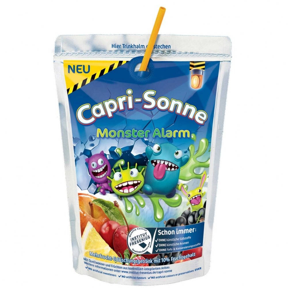 

Cок детский Капризон Capri-Sun Monster Alarm 200 мл Германия