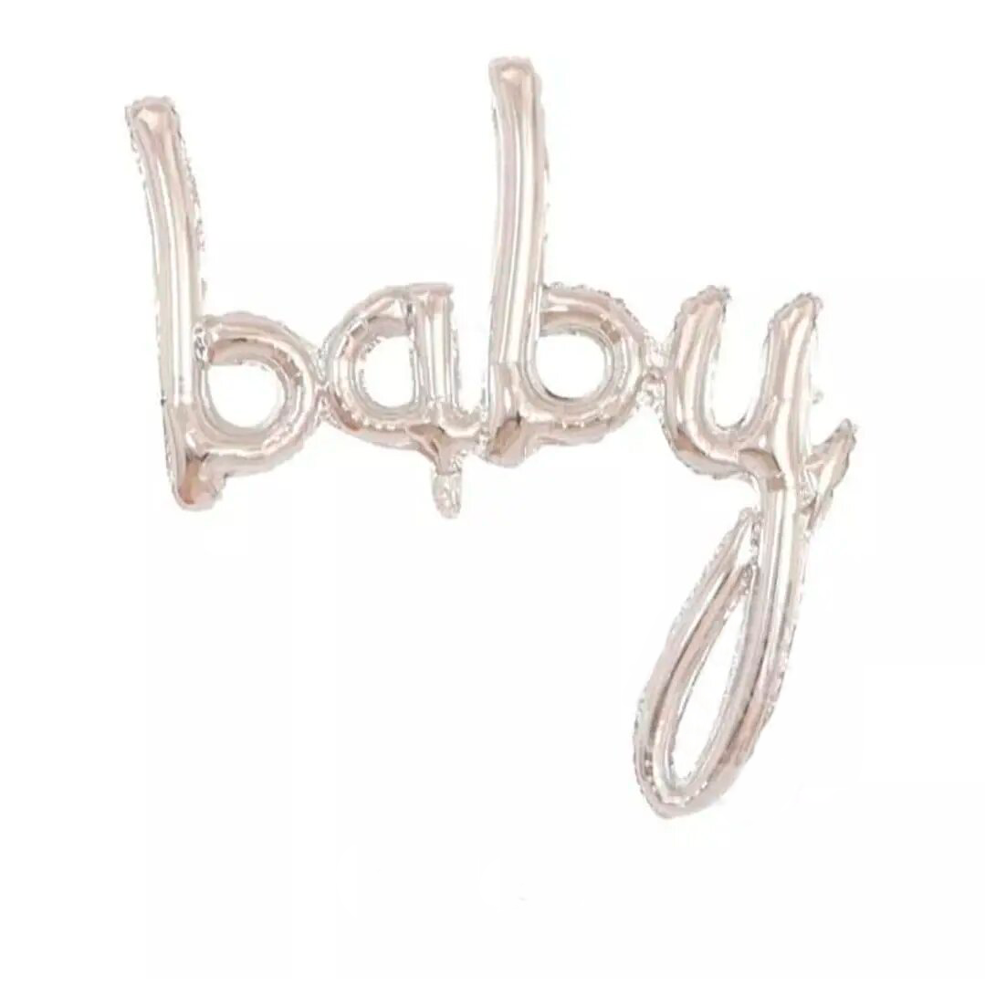 

Фольгированные надувные шары BABY | Серебро, Серебристый