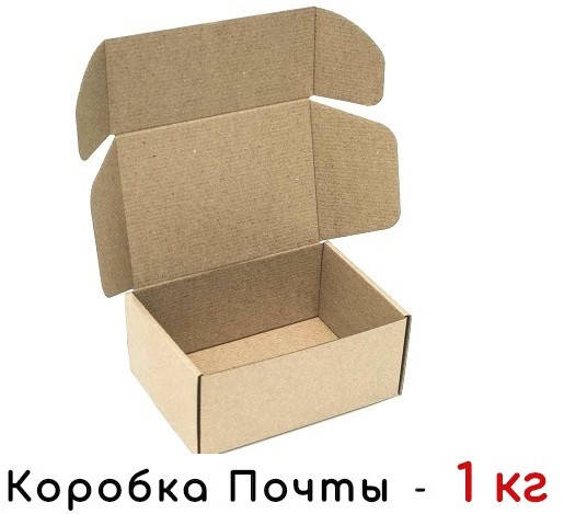 

Картонная коробка на 1 кг - 240 × 170 × 100 - стандартная