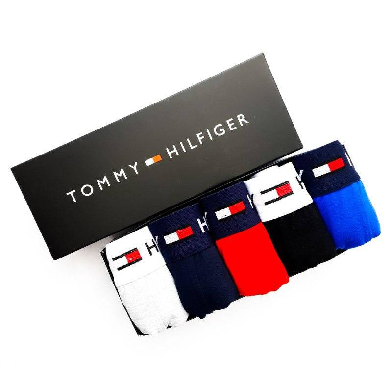 

Мужские трусы Tommy Hilfiger Набор боксеры Томми Хилфигер хлопок шортики 5 штук
